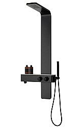 Душевая панель CeruttiSpa BARBARIA B CT9657 черная купить в интернет-магазине сантехники Sanbest