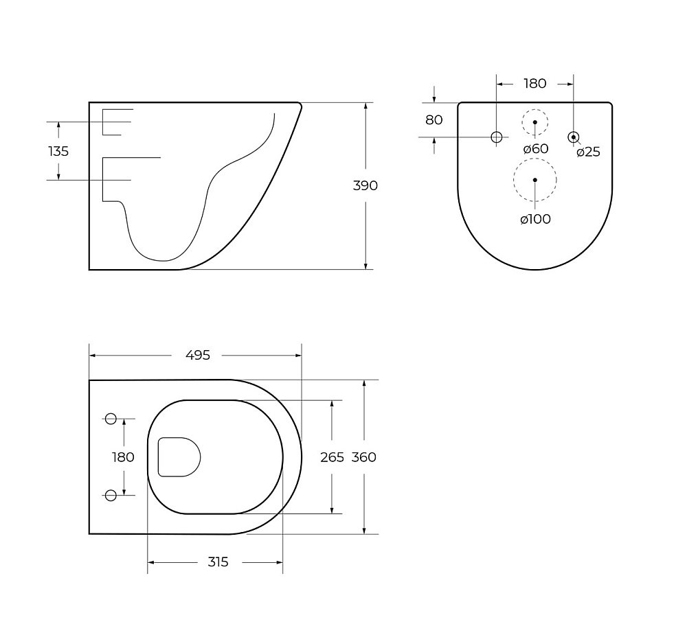 Унитаз подвесной BelBagno AMANDA-TOR BB051CH-TOR-FC безободковый, слив-торнадо
 купить в интернет-магазине Sanbest