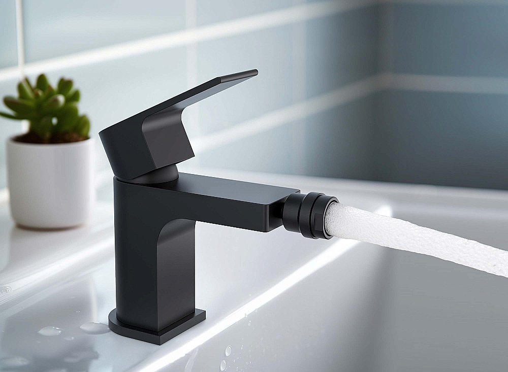 Смеситель для биде Aquatek Лира AQ1418MB черный матовый купить в интернет-магазине сантехники Sanbest