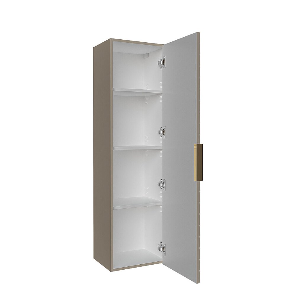 Пенал подвесной Grossman Блисс 37 303547 бежевый матовый для ванной в интернет-магазине сантехники Sanbest