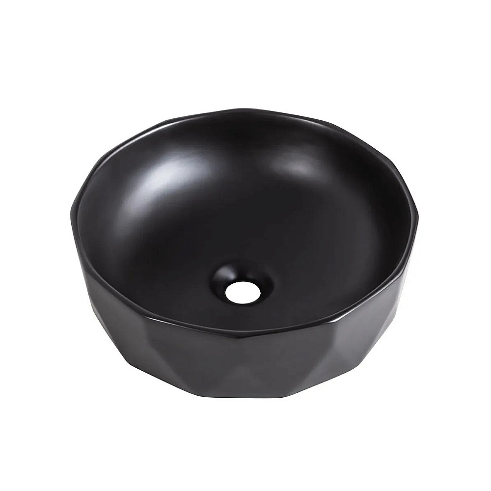 Раковина накладная Belbagno 41 BB1409H301 черная матовая купить в интернет-магазине Sanbest