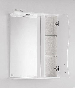 Зеркало со шкафом Style Line Панда 60/С Волна в ванную от интернет-магазине сантехники Sanbest