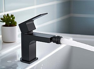 Смеситель для биде Aquatek Лира AQ1418MB черный матовый купить в интернет-магазине сантехники Sanbest