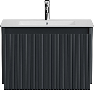 Тумба с раковиной и столешницей Allen Brau Gravity 80 1.370017.AM антрацит матовый для ванной в интернет-магазине Sanbest