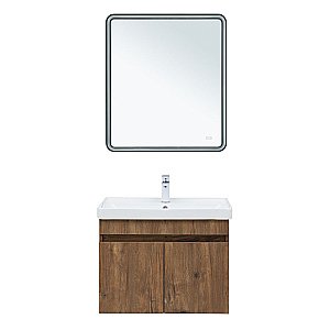 Тумба с раковиной Aquanet Оптима 70 344796+301804 дуб рустикальный для ванной в интернет-магазине Sanbest