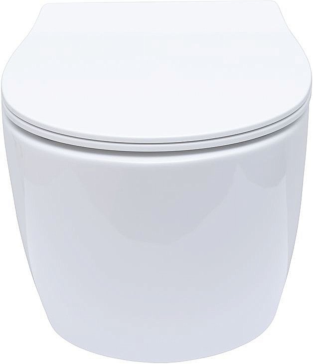 Унитаз Allen Brau Fantasy 4.11HC1.20 безободковый, с крышкой микролифт, белый купить в интернет-магазине Sanbest