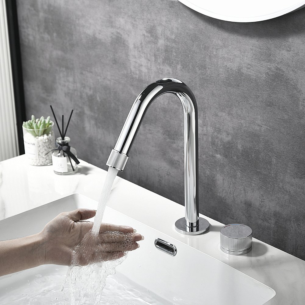 Смеситель для раковины Black&white Gravity GF-7108-С хром купить в интернет-магазине сантехники Sanbest