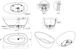 Ванна Knief Grace 180x88 0600-700-01 купить в интернет-магазине Sanbest