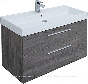 Тумба с раковиной Aquanet Nova 249923 100 дуб рошелье для ванной в интернет-магазине Sanbest
