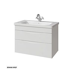Тумба с раковиной Caprigo Lento 80 два ящика, цвет на выбор для ванной в интернет-магазине Sanbest