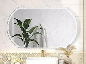 Зеркало CERSANIT LED KN-LU-LED090*120-d-Os в ванную от интернет-магазине сантехники Sanbest