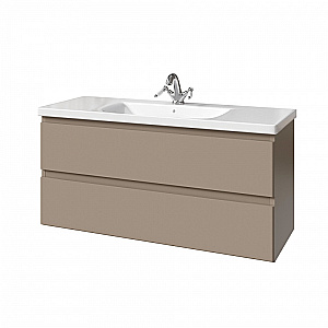 Тумба с раковиной Caprigo Forte 120 два ящика, цвет на выбор для ванной в интернет-магазине Sanbest