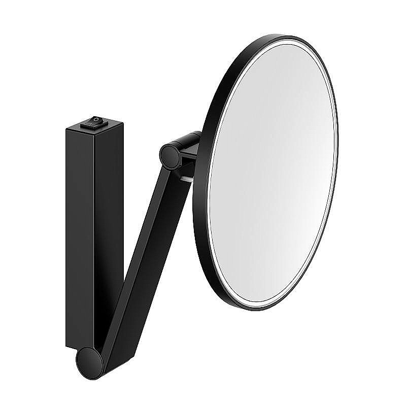 Зеркало косметическое KEUCO iLook_move 17612139004  хром черный купить в интернет-магазине сантехники Sanbest