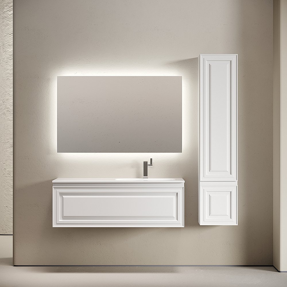 Тумба с раковиной Sancos Very VR120W 120 Bianco для ванной в интернет-магазине Sanbest