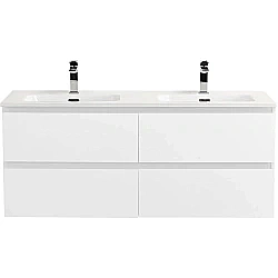 Тумба для раковины подвесная BelBagno 120 KRAFT-1200-4C-SO-BO Bianco Opaco купить в интернет-магазине сантехники Sanbest