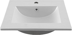 Тумба с раковиной Aquanet Алвита new 50 344131+303190 белая матовая для ванной в интернет-магазине Sanbest