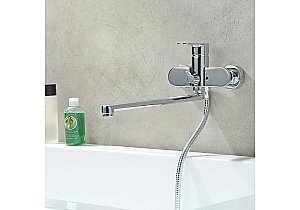 Cмеситель для ванны Aquatek Ника AQ1842CR хром купить в интернет-магазине сантехники Sanbest