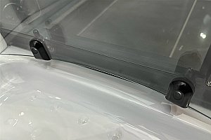 Душевая кабина Royal Bath RB90HK1-T-BL Practic 90х90 стекло прозрачное/профиль черный купить в интернет-магазине Sanbest