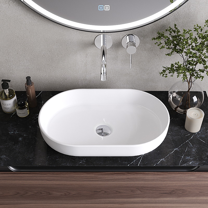 Раковина Cezares 55 CZR-6594 белая купить в интернет-магазине Sanbest