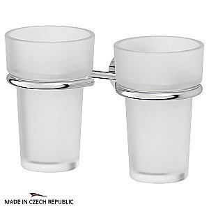 Держатель с 2-мя стаканами FBS Vizovice VIZ 007 купить в интернет-магазине сантехники Sanbest