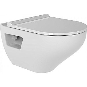 Унитаз подвесной Bien ION IOKA050N2VP1W5000 белый, с крышкой микролифт, безободковый купить в интернет-магазине Sanbest