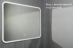 Зеркало с подсветкой Relisan Jasmin 90х70 Гл000025177 в ванную от интернет-магазине сантехники Sanbest