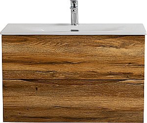 Тумба с раковиной BelBagno MARINO-CER-MINI-800-2C-SO-RR-P Rovere Rustico для ванной в интернет-магазине Sanbest