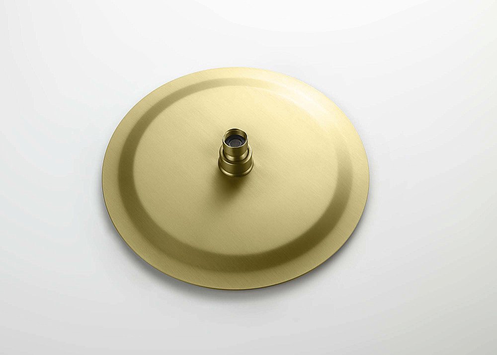 Верхний душ Aquatek AQ2073BG 250 золото шлифованное купить в интернет-магазине сантехники Sanbest