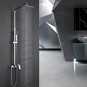 Душевая система ABBER Daheim AF8220L хром купить в интернет-магазине сантехники Sanbest