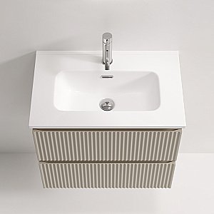 Тумба с раковиной Sancos Snob R SNR60/39CE/CN7025 Beige Soft для ванной в интернет-магазине Sanbest