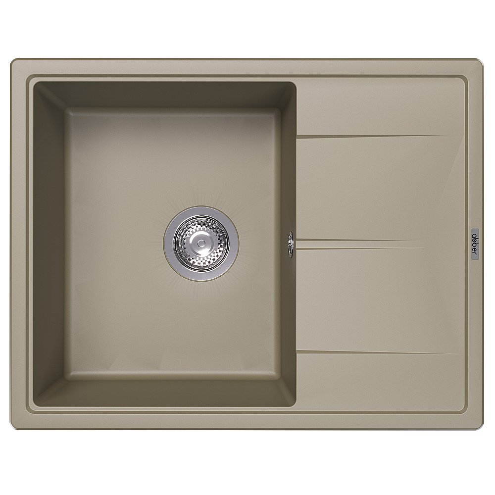 Кухонная мойка Abber Quarz 65х51 AQ2903S песочная матовая купить в интернет-магазине сантехники Sanbest