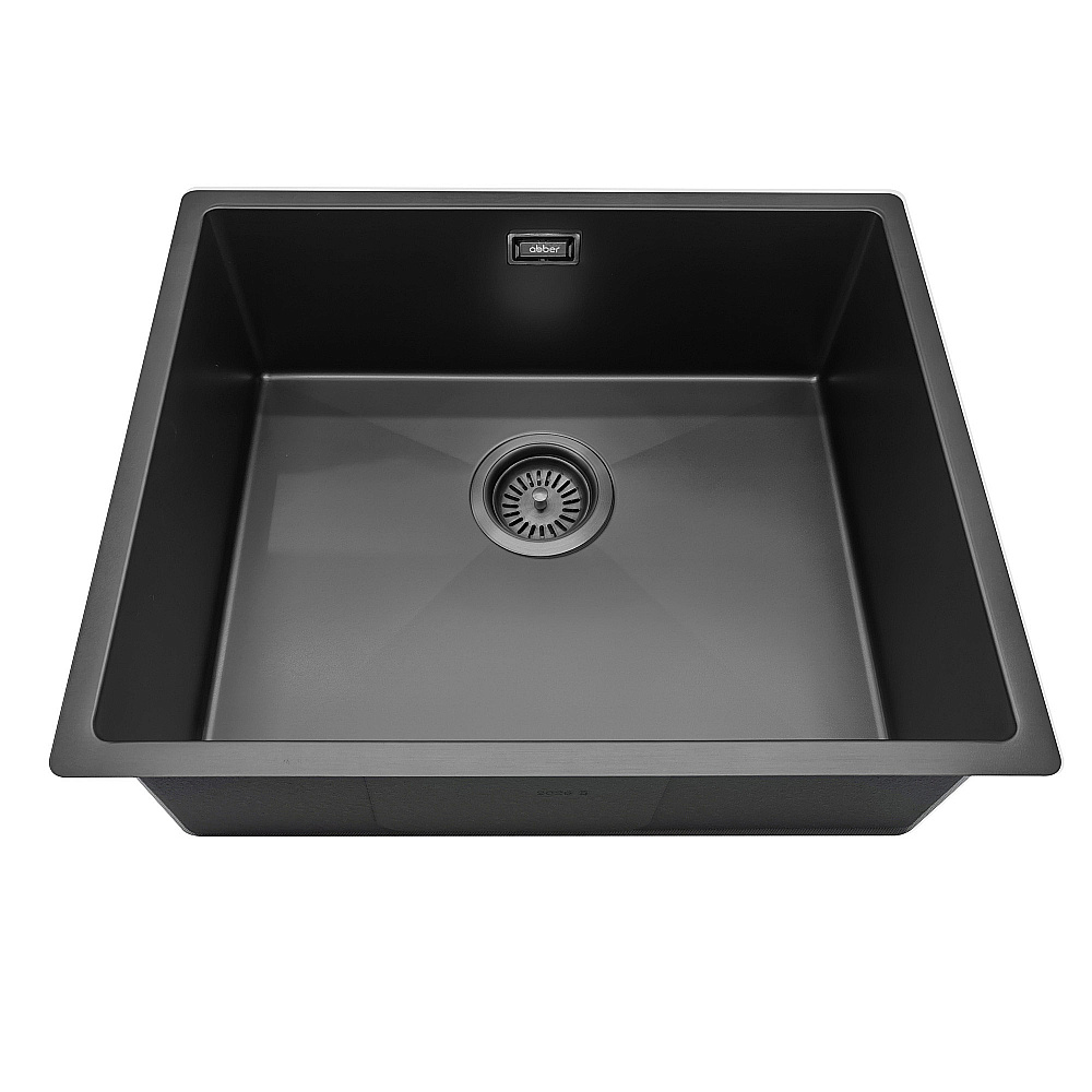 Кухонная мойка ABBER Wasser Kreis 54 AF2196MB черная матовая купить в интернет-магазине сантехники Sanbest