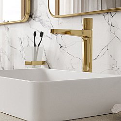 Смеситель для раковины WasserKRAFT Ems 7600 7603H золото купить в интернет-магазине сантехники Sanbest