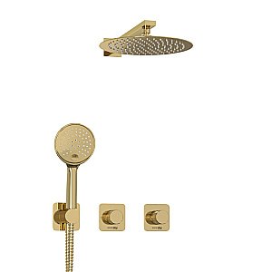 Душевая система WasserKRAFT Ems 7600 SET2835 золото купить в интернет-магазине сантехники Sanbest