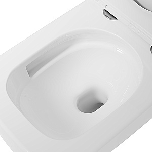 Унитаз подвесной Vincea Era VT1-58TFS белый, безободковый, с крышкой микролифт, слив торнадо купить в интернет-магазине Sanbest