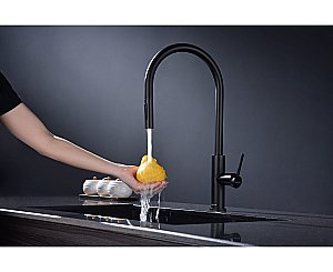 Смеситель для кухни Paulmark Senso Se215180-AN антрацит купить в интернет-магазине сантехники Sanbest