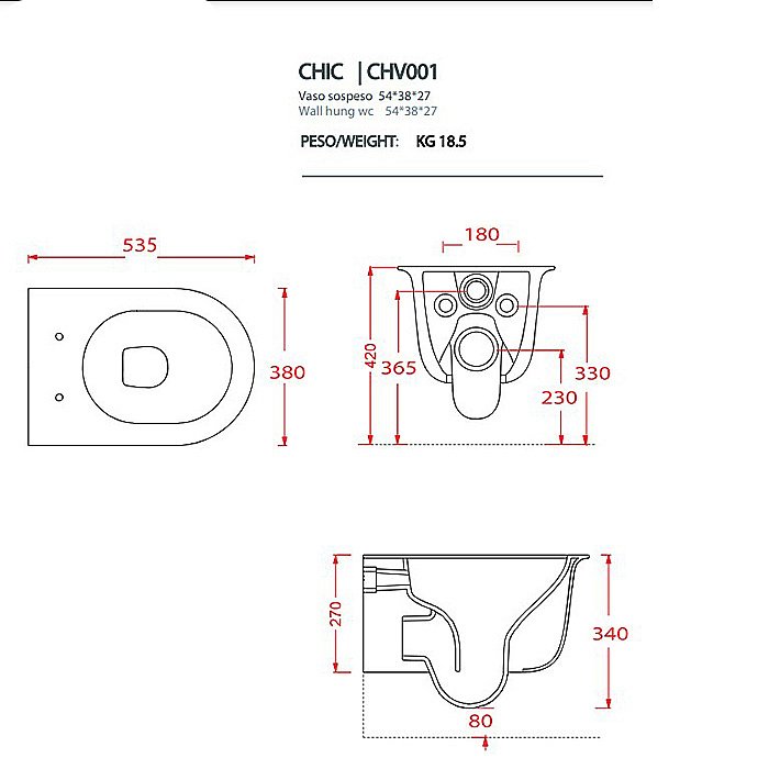 Унитаз подвесной Artceram CIVITAS CHV001 17 00 черный матовый купить в интернет-магазине Sanbest