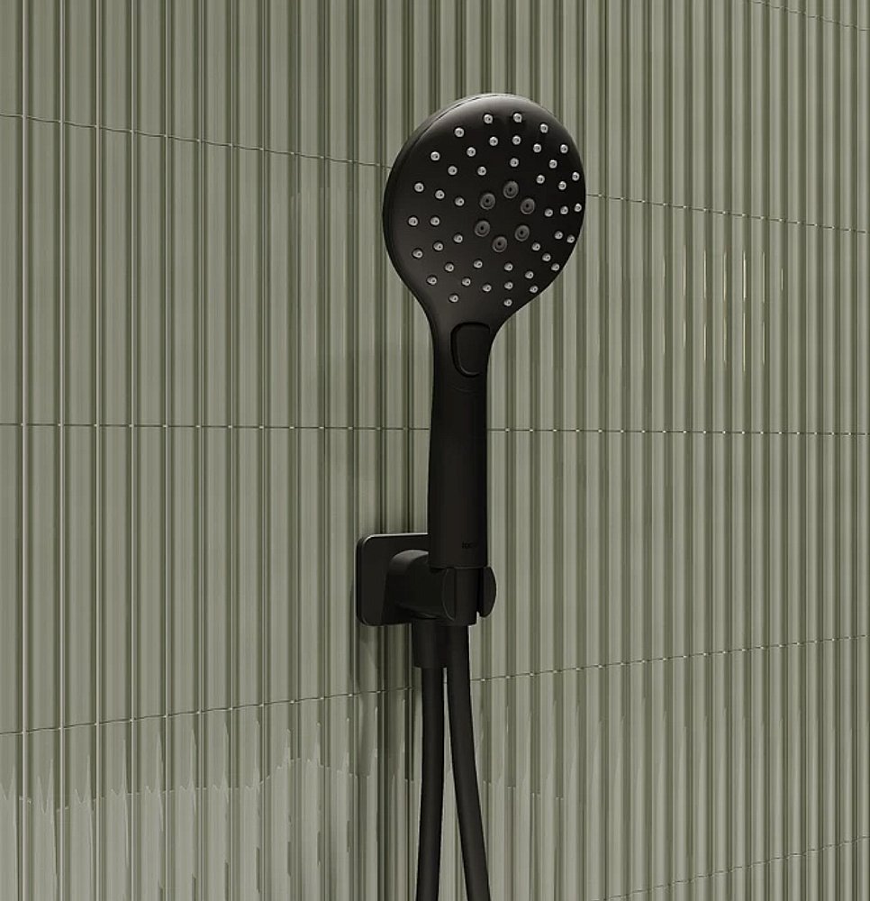 Душевая система Iddis Ray RAYBL03i68 черный матовый купить в интернет-магазине сантехники Sanbest