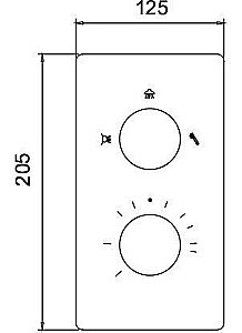 Встраиваемый смеситель RGW Shower Panels SP-42-03 купить в интернет-магазине сантехники Sanbest