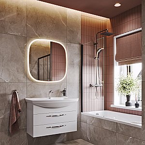 Зеркало Aqwella Aura 100 AUR0210AH в ванную от интернет-магазине сантехники Sanbest