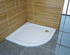 Душевой поддон Эстет Омега 100x100 цвет по RAL c блестками купить в интернет-магазине Sanbest