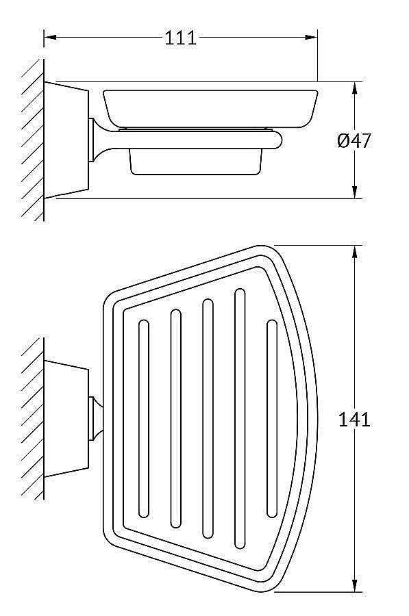Мыльница FBS Vizovice VIZ 010 купить в интернет-магазине сантехники Sanbest