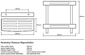 Мыльница Bemeta Cytro 102308241 купить в интернет-магазине сантехники Sanbest