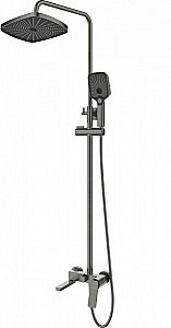 Душевая ситема Esbano GEMINI DS-GM оружейная сталь купить в интернет-магазине сантехники Sanbest
