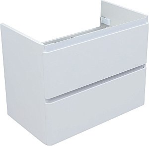 Тумба с раковиной Aquanet Эмбер 330467 80 белый матовый для ванной в интернет-магазине Sanbest