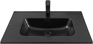 Тумба с раковиной Aquanet Вега 70 344122+329254 белая глянцевая для ванной в интернет-магазине Sanbest