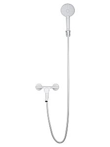 Смеситель для ванны с душем WONZON & WOGHAND CLICK, Белый матовый (WW-FE05L221-MW) купить в интернет-магазине сантехники Sanbest