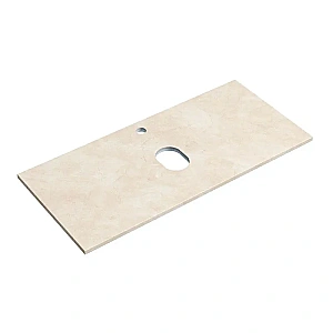 Столешница Sancos 100 TT100A2X с отверстием под смеситель, бежевая для ванной в интернет-магазине сантехники Sanbest