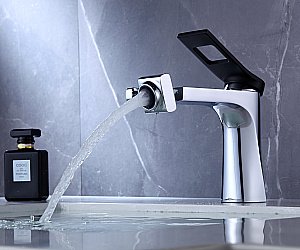 Смеситель для раковины Bronze De Luxe ELEMENT EL02XCB купить в интернет-магазине сантехники Sanbest