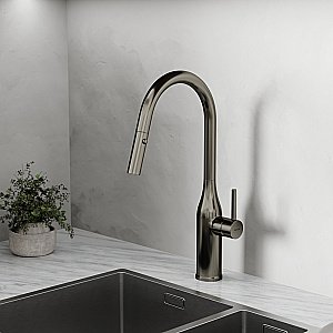 Смеситель для кухни Sancos Grand SC4002GG вороненая сталь купить в интернет-магазине сантехники Sanbest